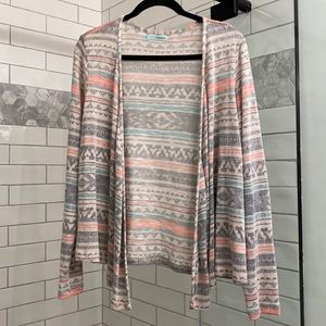 Maurices Light Weight Aztec Cardigan - XL
